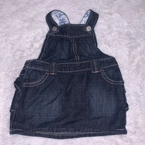 Joe fresh baby jean dress 6-12 months